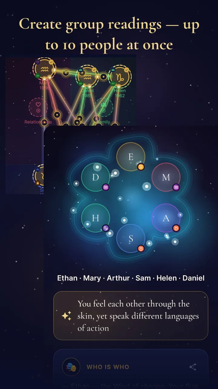 Group readings for up to 10 people